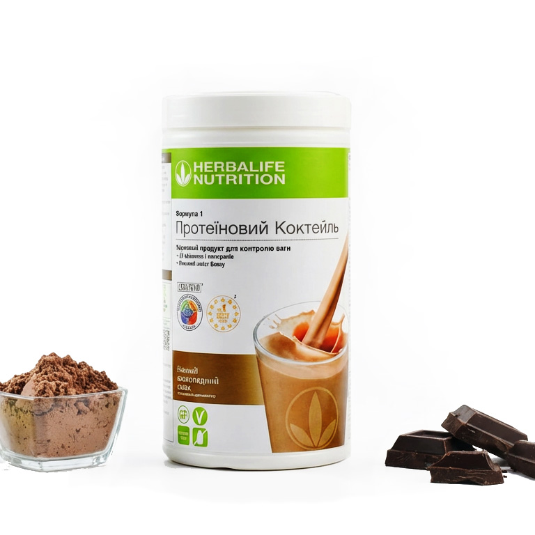 Купити Протеїновий шейк Formula 1 Herbalife — 17г білка для схуднення, м'язів та ситості! Смак - Шоколад